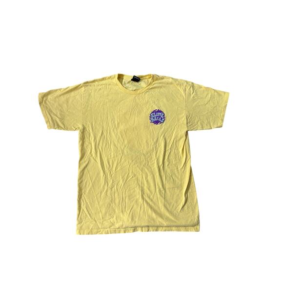 Original Santa Cruz Skateboards Yellow Graphic Tee - Fits Like Men’s Size L - Picture 1 of 3